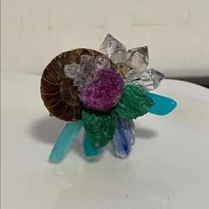Unique Multicolor Gemstone Ring
